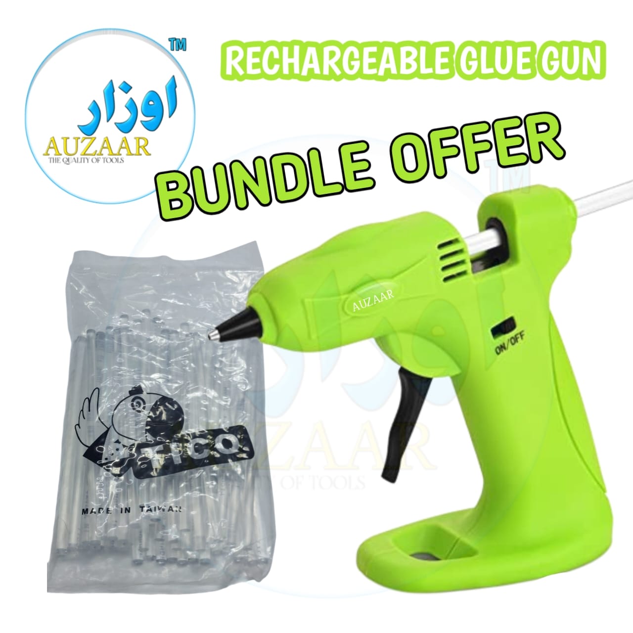 RECHAREABLE GLUE GUN BUNDLE OFFER