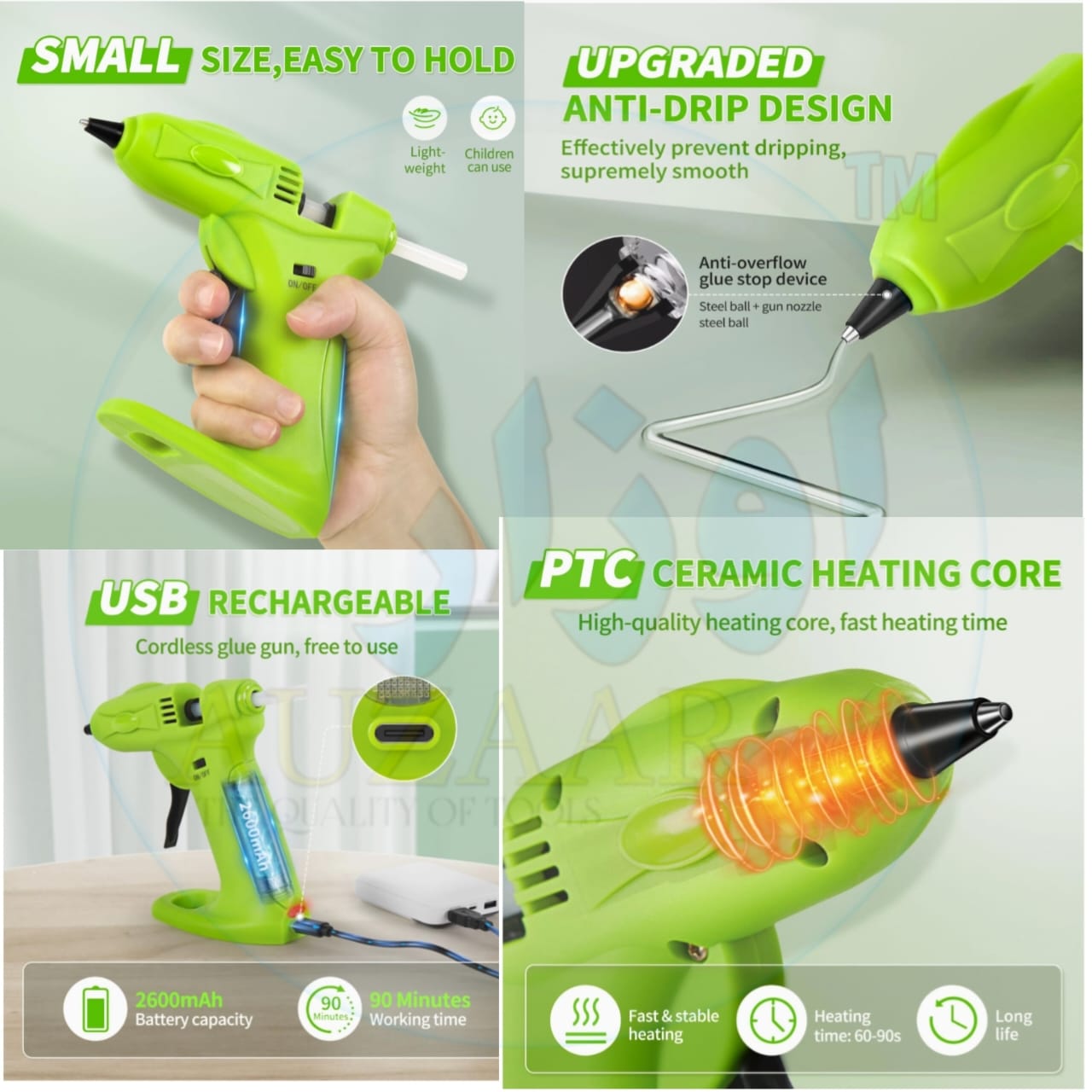 RECHAREABLE GLUE GUN BUNDLE OFFER